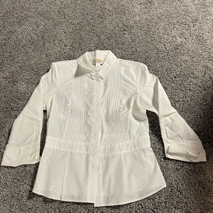 Talbot’s white button up - size 10